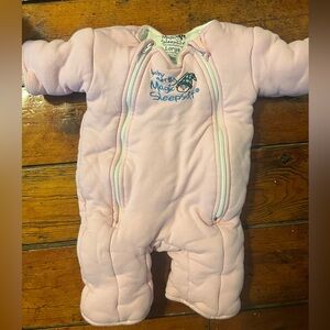 Magic Sleepsuit Pink Baby Suit